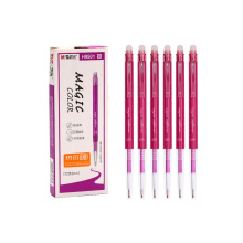 0,38 mm lila Tinte neutraler Stift Hot Lodable Gel Tinte Stift für Schreiben von Studentenzubehör